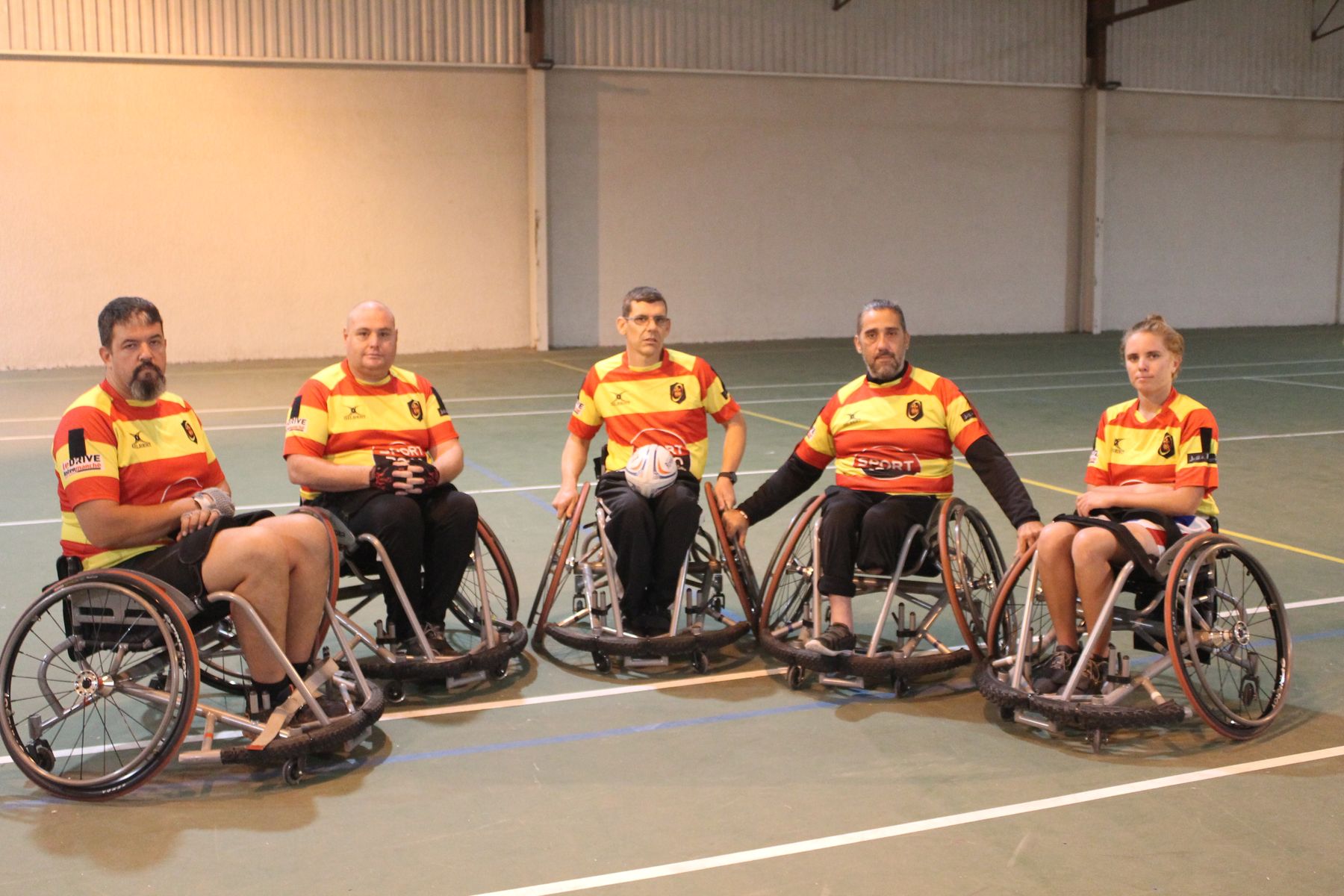 Photo de l'équipe de rugby fauteuil 2023